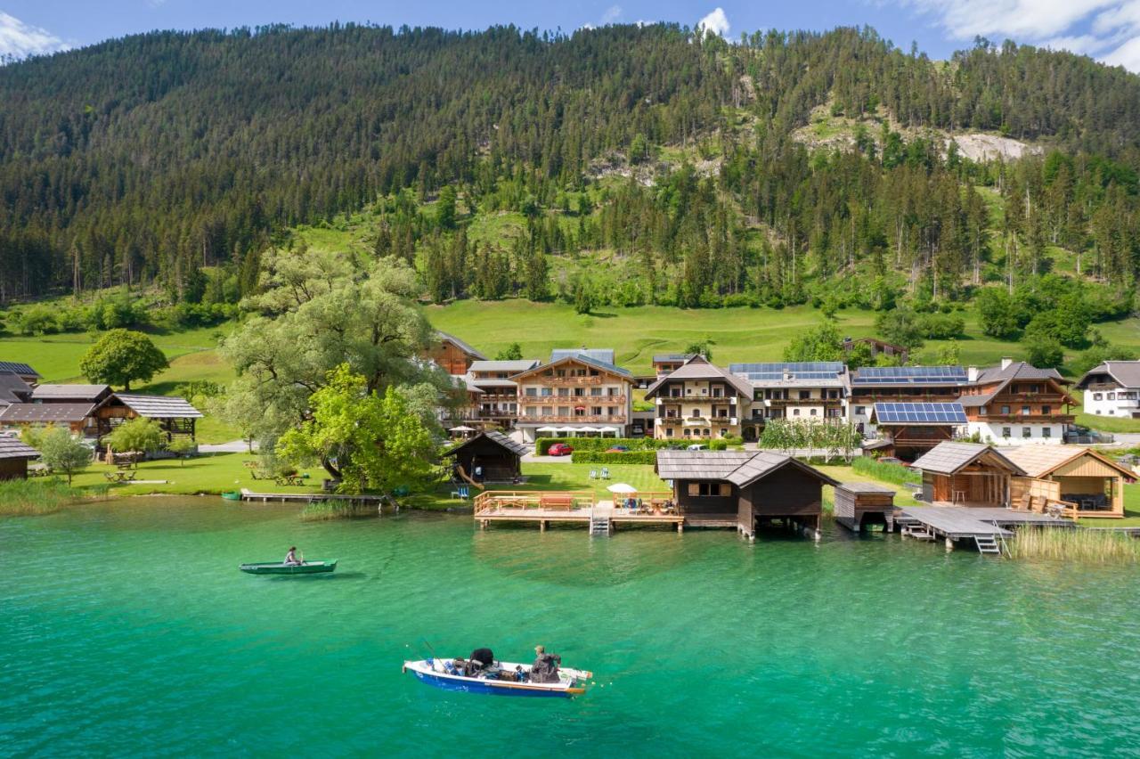 Draxl-Hof Ferienwohnungen Weissensee Exteriör bild