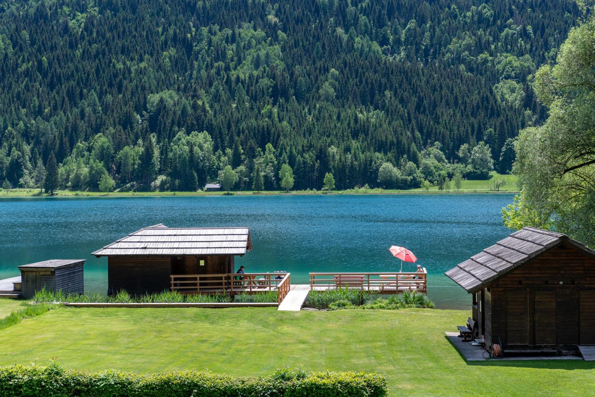 Draxl-Hof Ferienwohnungen Weissensee Exteriör bild